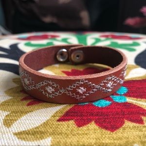 Leather Snap Bracelet